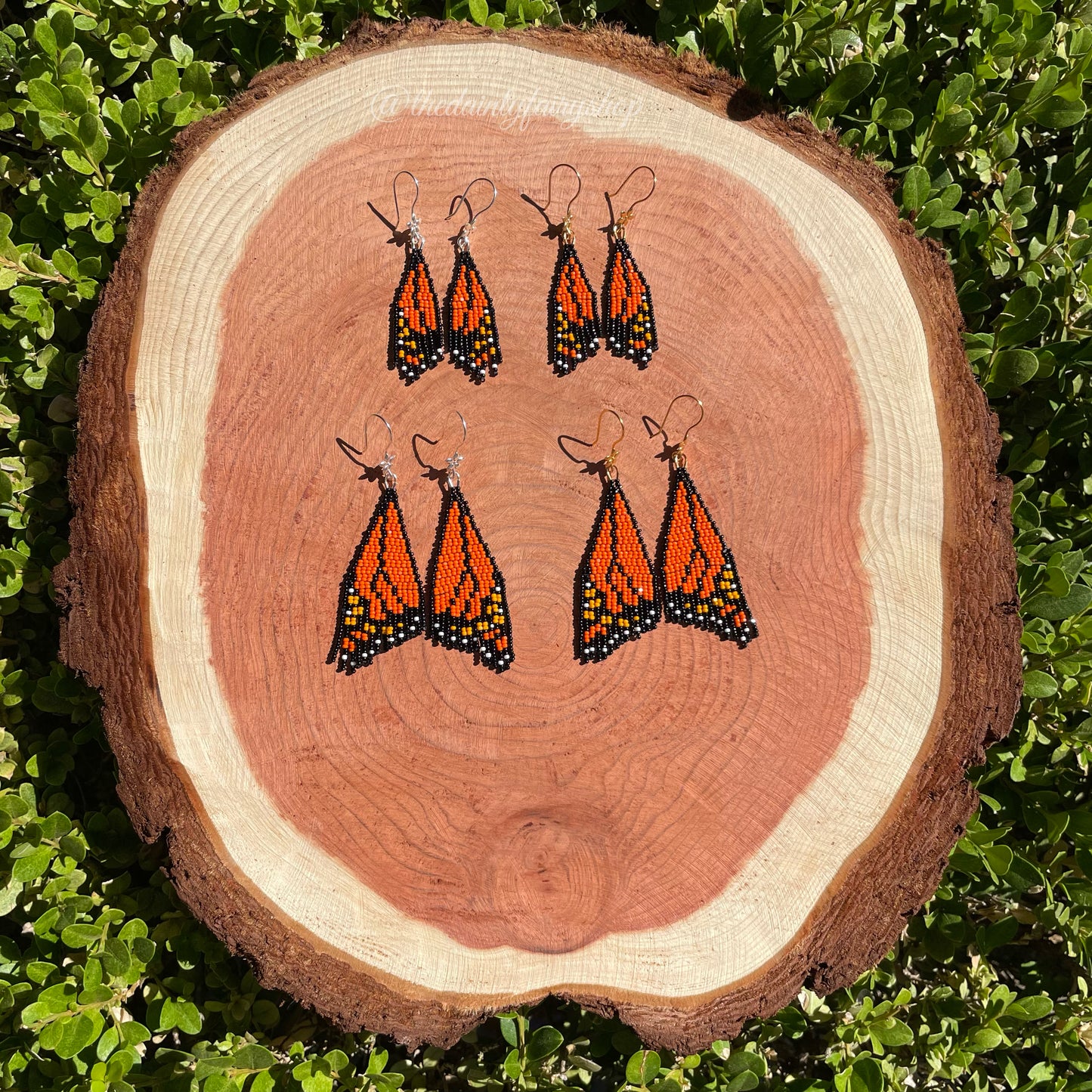 Monarch Wing Earrings (Minis)