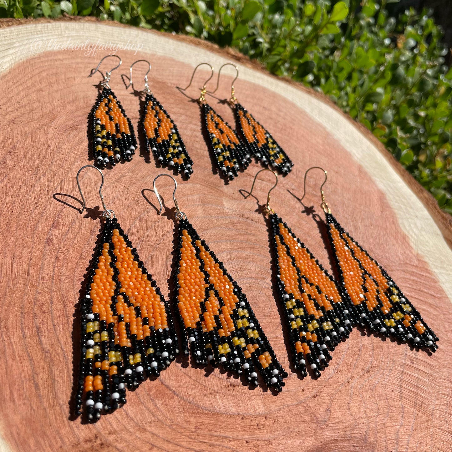 Monarch Wing Earrings