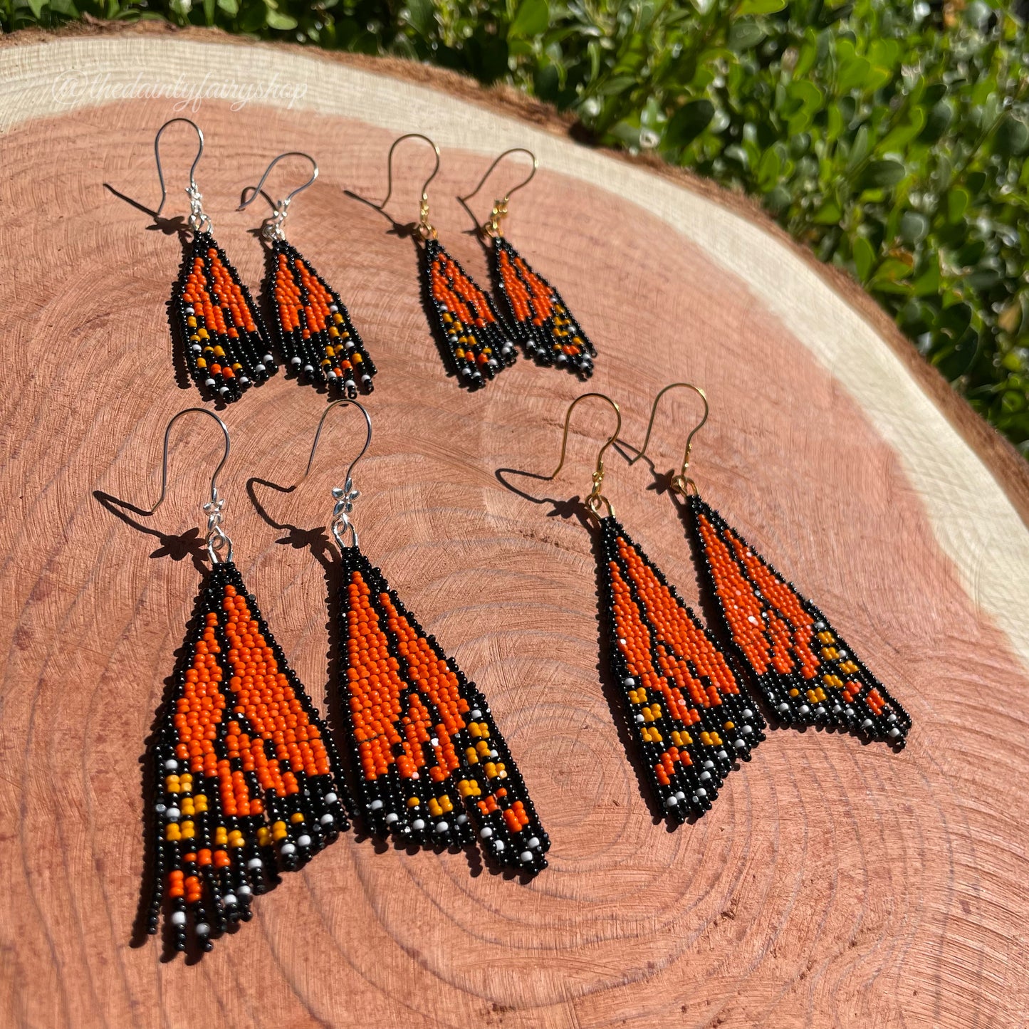 Monarch Wing Earrings (Minis)
