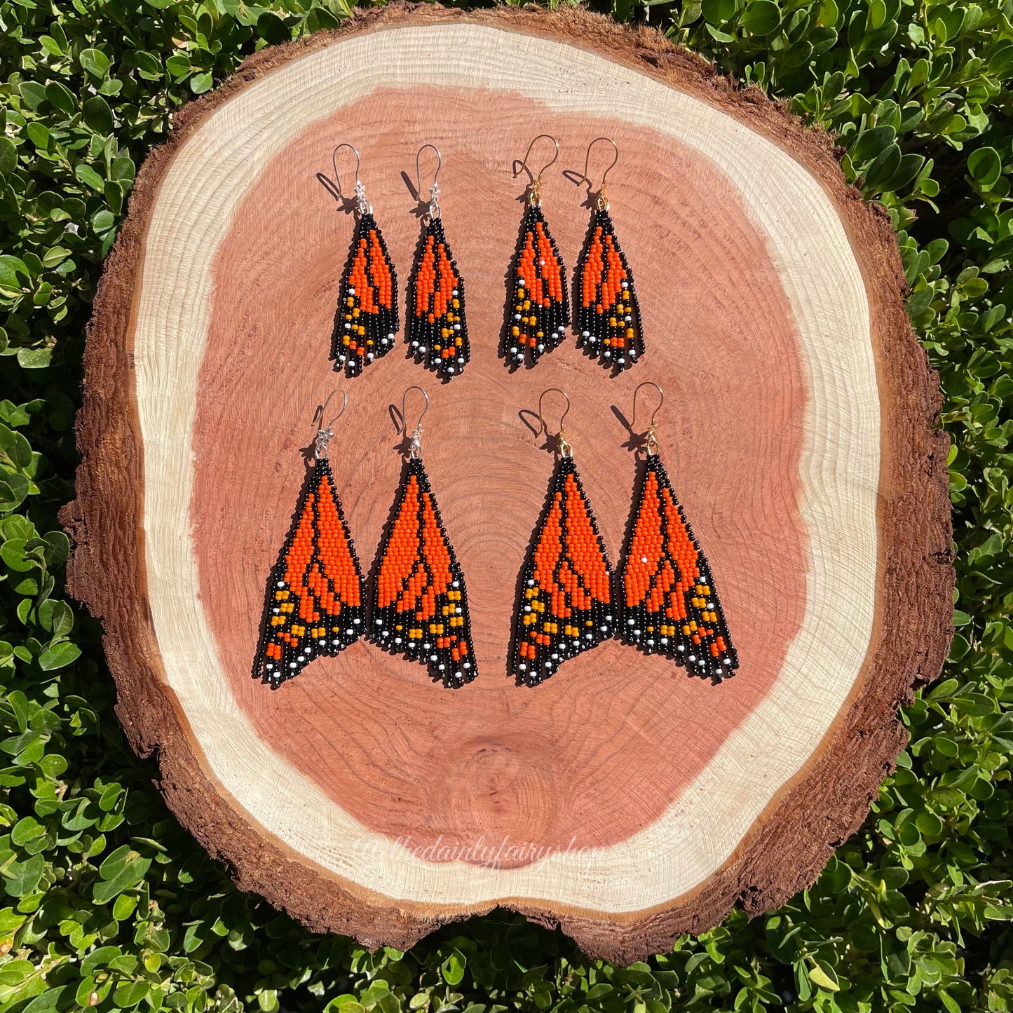 Monarch Wing Earrings