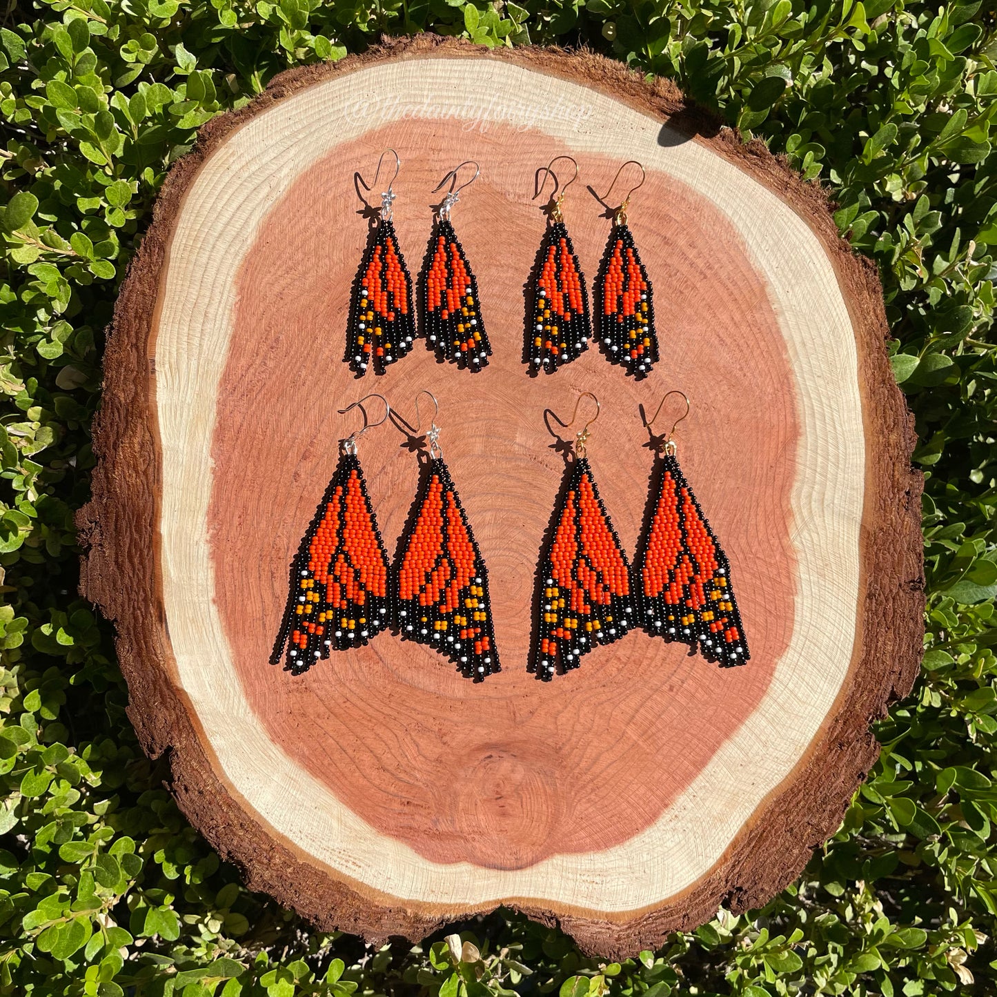 Monarch Wing Earrings