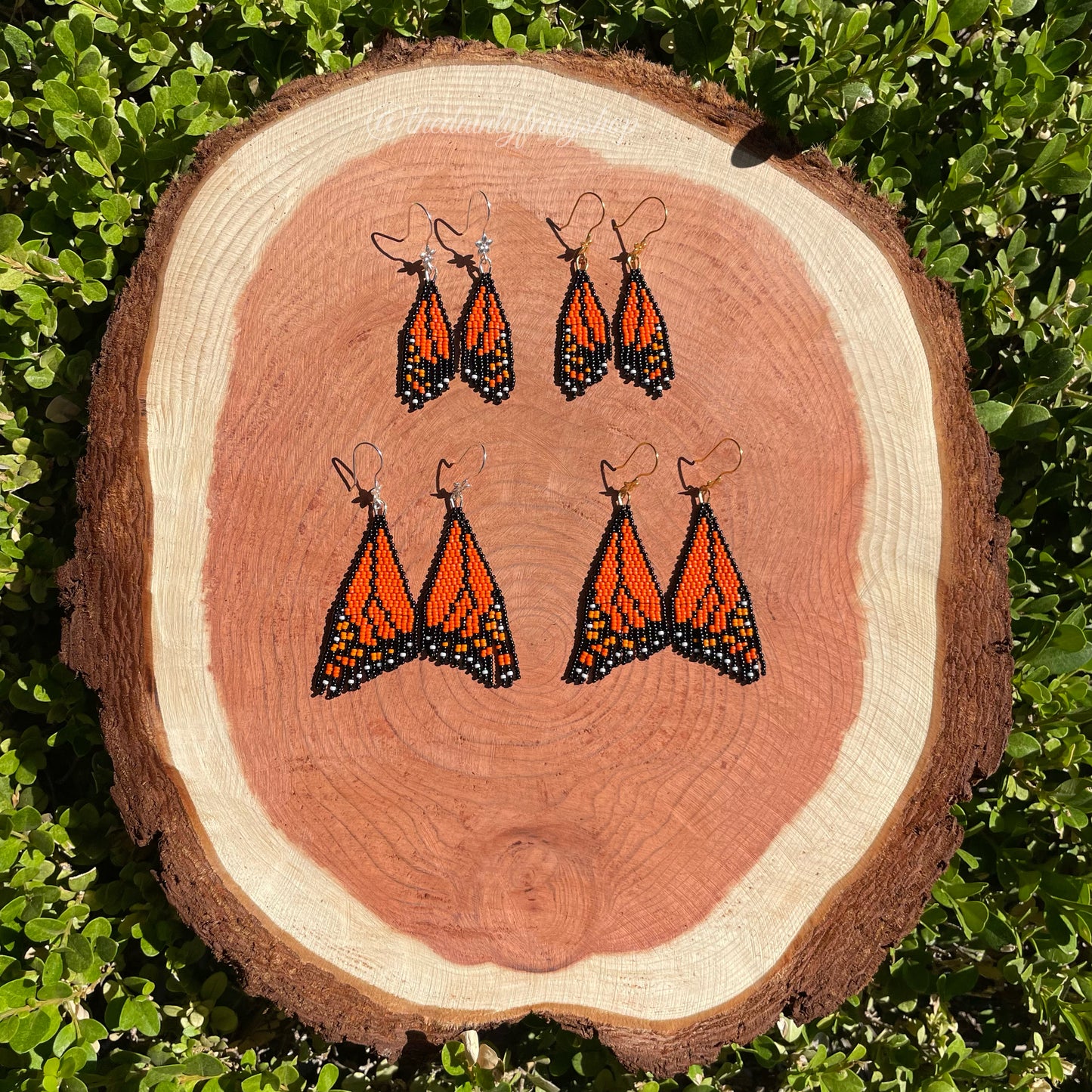 Monarch Wing Earrings (Minis)