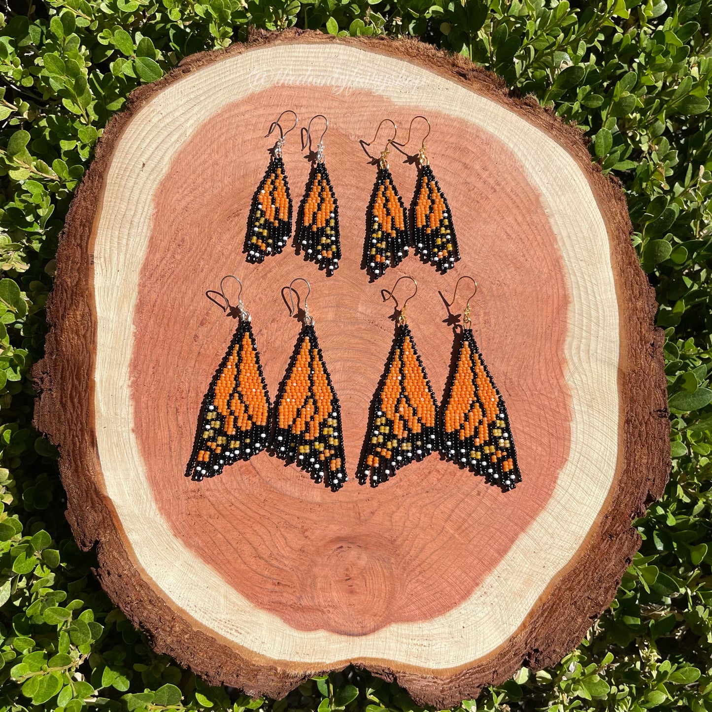 Monarch Wing Earrings
