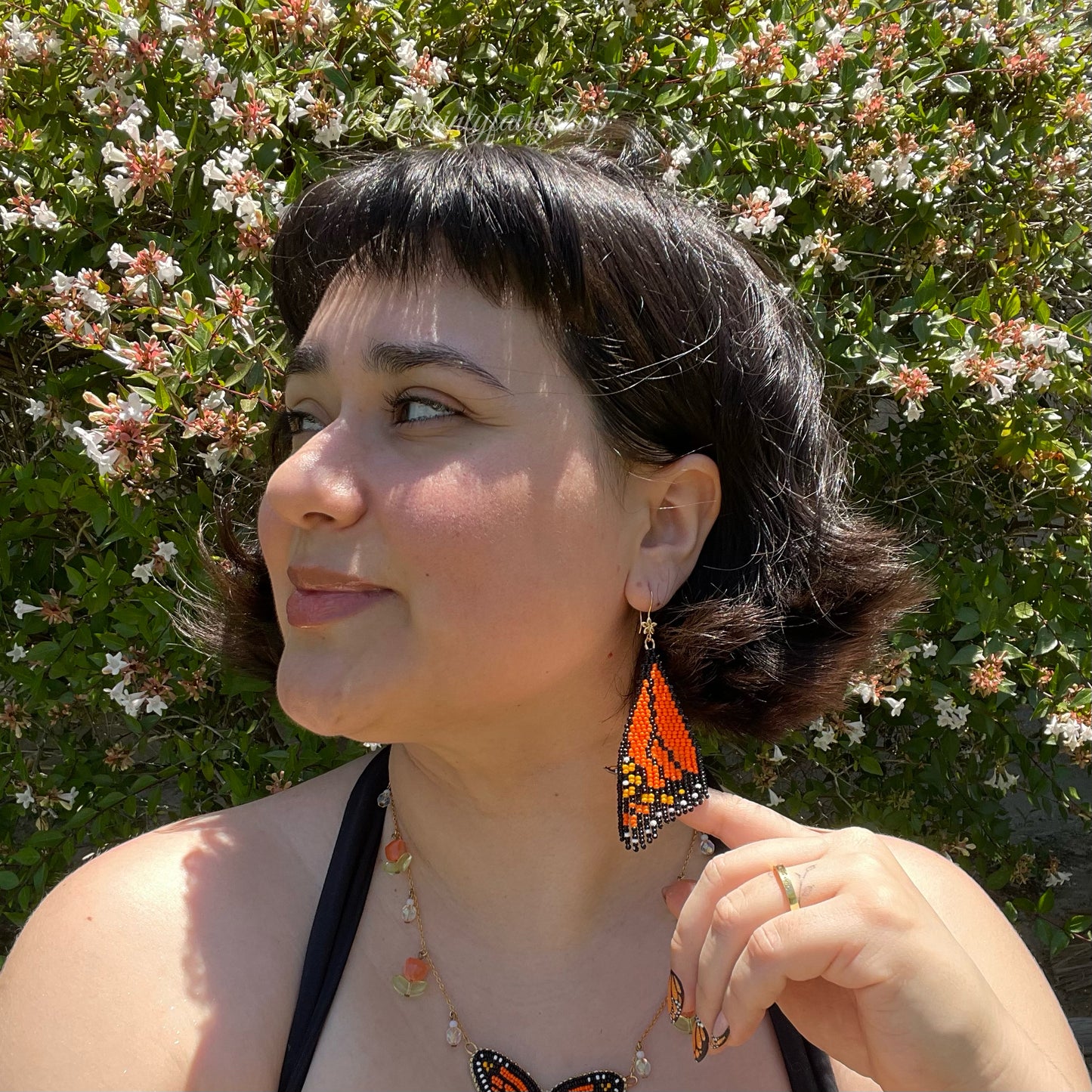 Monarch Wing Earrings