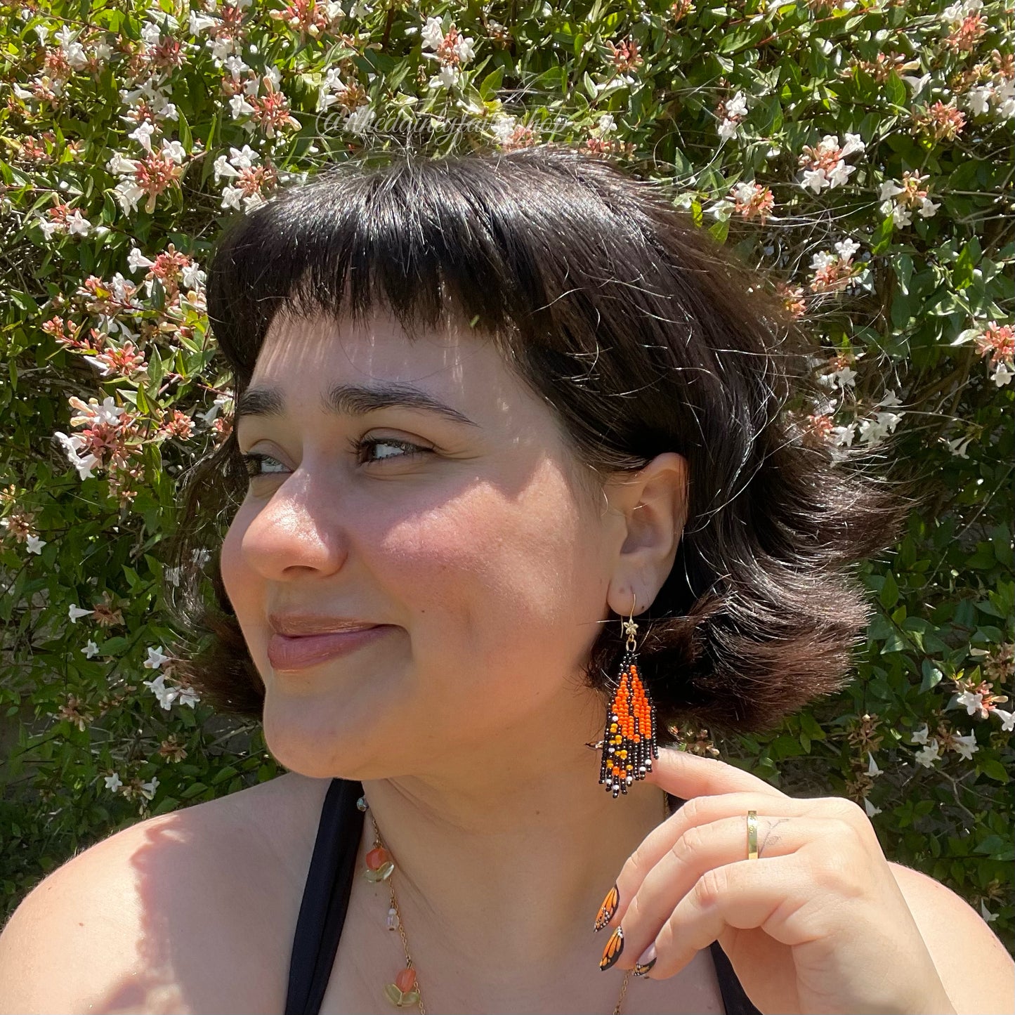 Monarch Wing Earrings