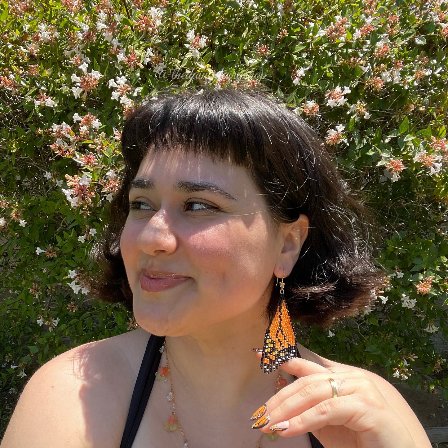 Monarch Wing Earrings