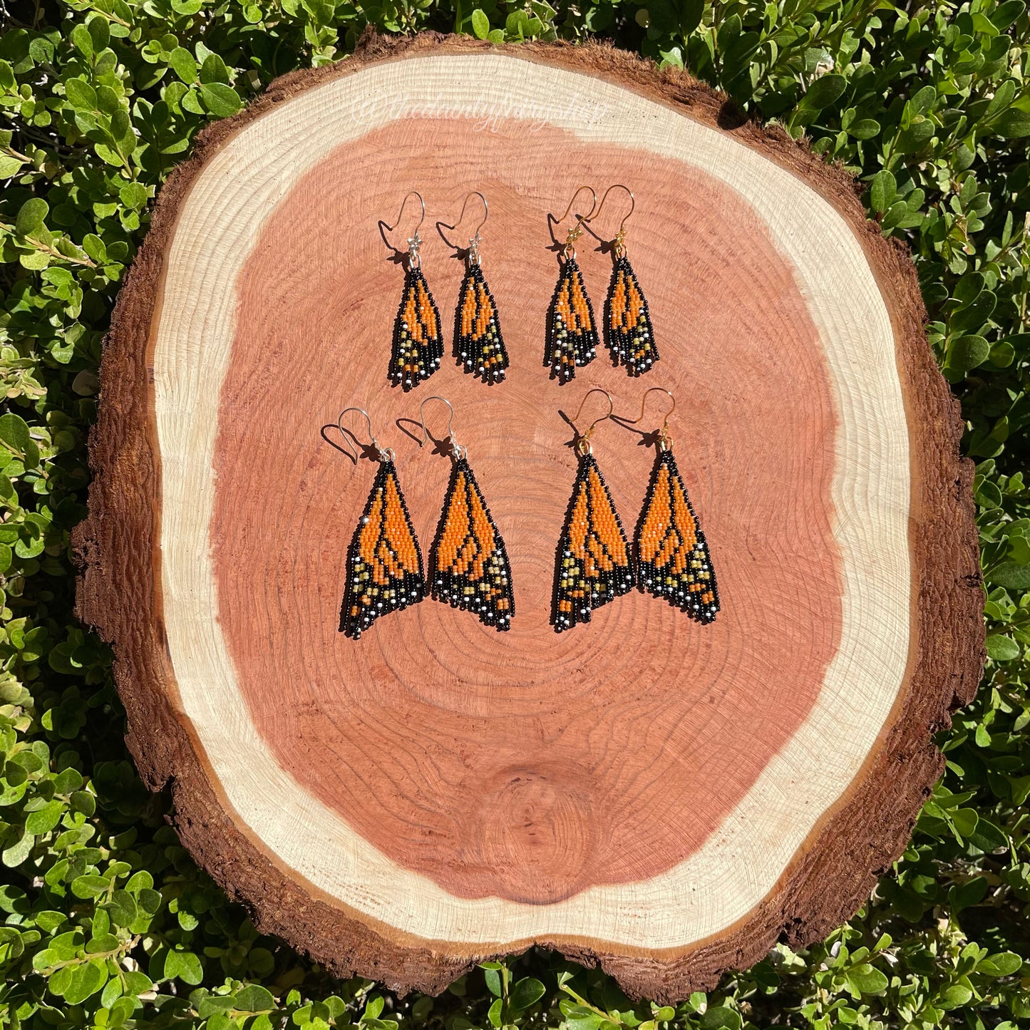 Monarch Wing Earrings (Minis)